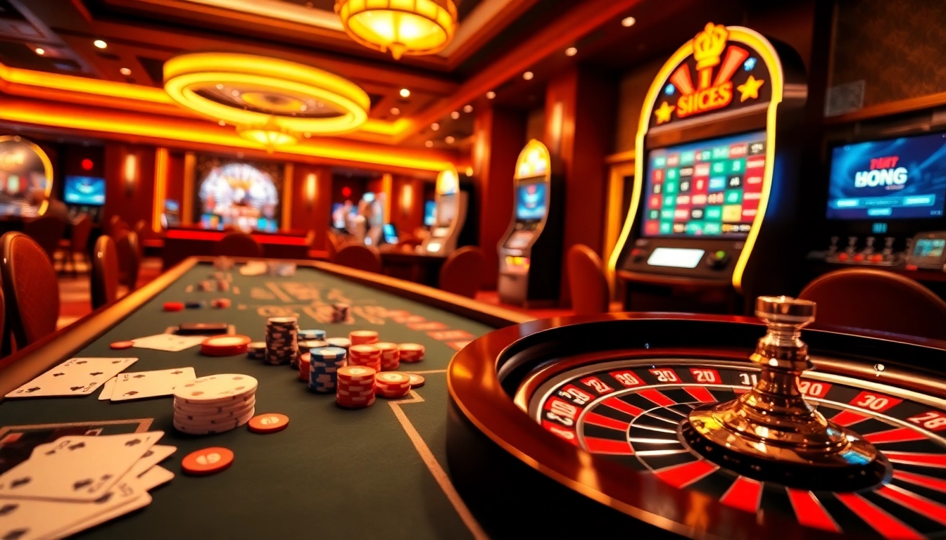 Exciting online gambling scene featuring hi88 soccer action with vivid casino elements and player engagement.