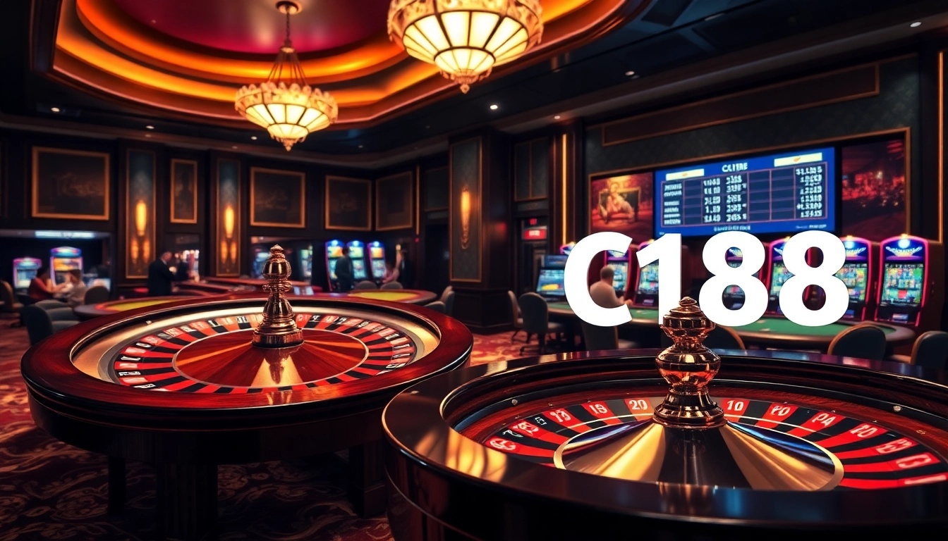 Players enjoying a poker game at C168 casino, highlighting excitement and vibrant atmosphere.