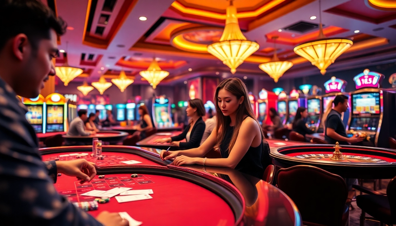 Place your bets at https://bl555.link/ with vibrant casino games and exciting moments captured on the floor.