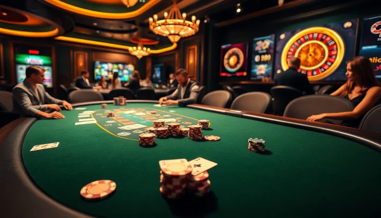 Experience the thrill of online gaming at phsky with vibrant casino tables and exciting action.