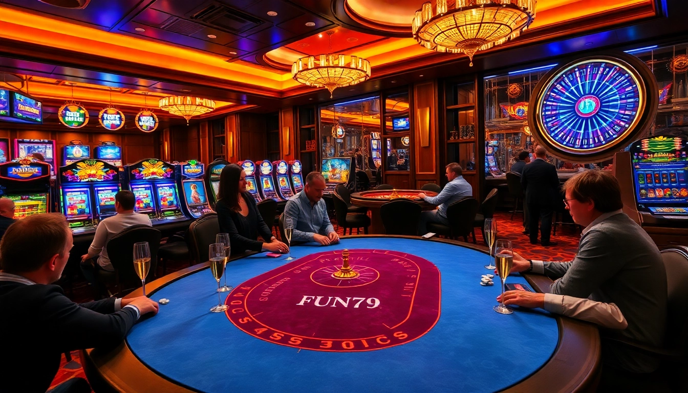Join the excitement at FUN79's luxurious casino experience while playing thrilling poker games.