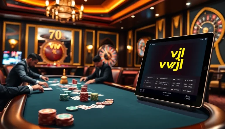 Engage in thrilling gameplay at vvjl's luxurious casino tables and poker games.