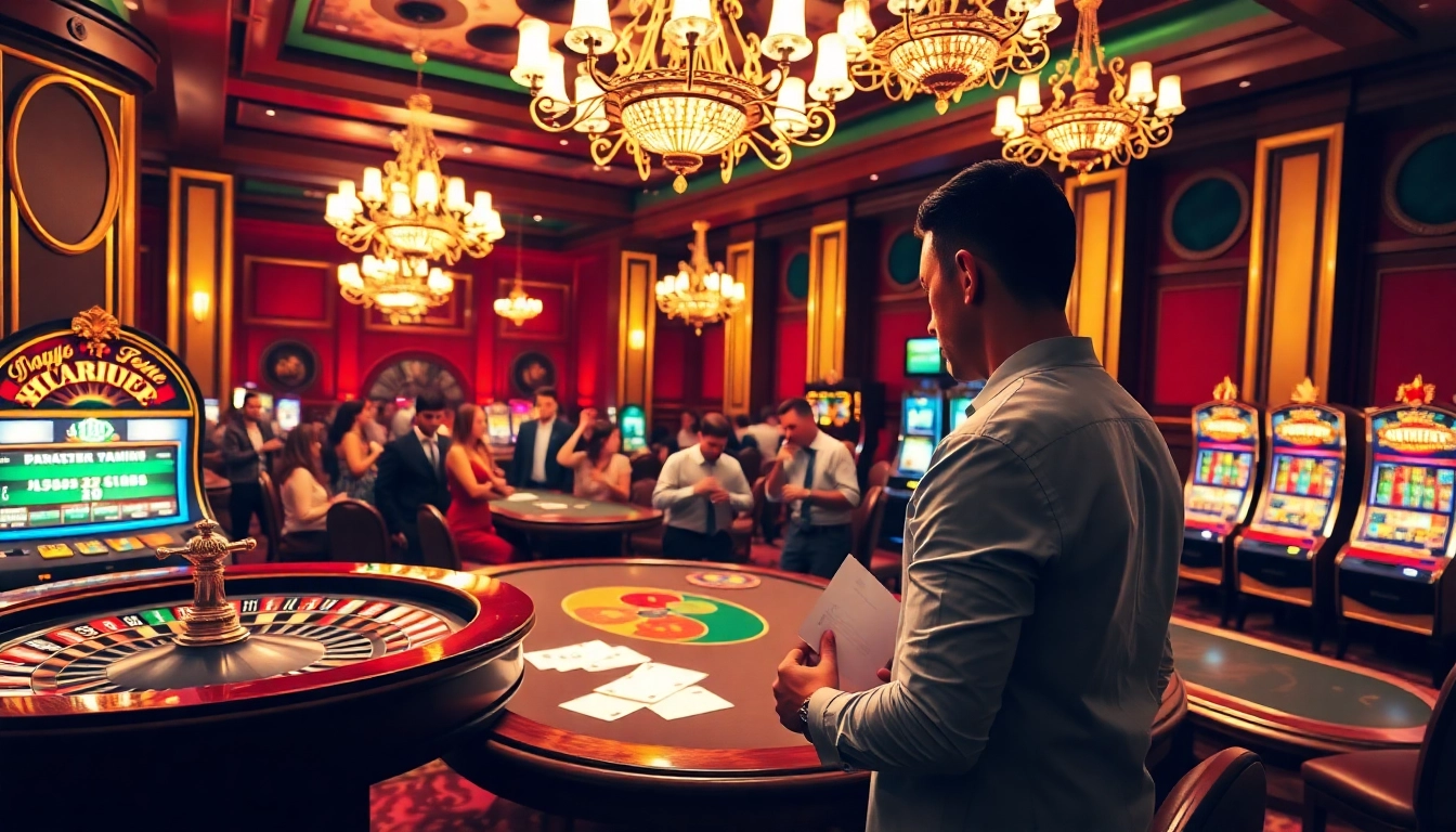 Thrilling casino scene with players at 88xx.com, featuring a roulette wheel and lively atmosphere.