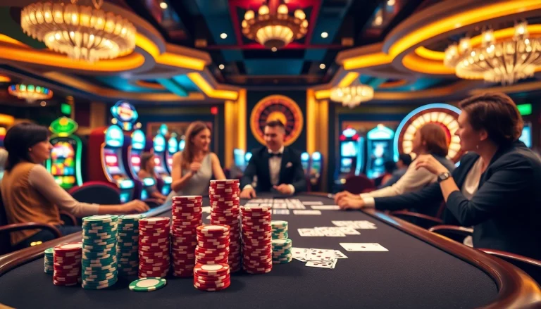 Experience the thrill of gg88 casino with vibrant poker games and exciting slot machines.