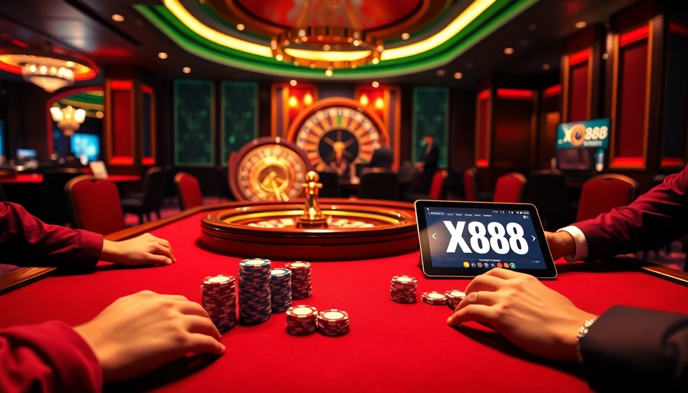 Experience exciting gaming moments at https://xx88.today/ with vibrant poker and roulette action.