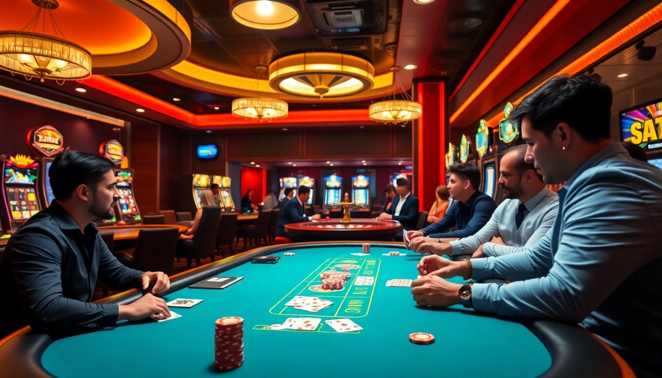 Experience the thrill at b52 club with poker chips and an exciting game atmosphere.