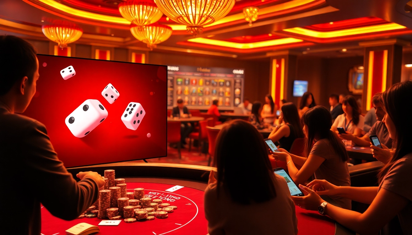 Experience the thrill of tài xỉu online with exciting gameplay and vibrant casino visuals.