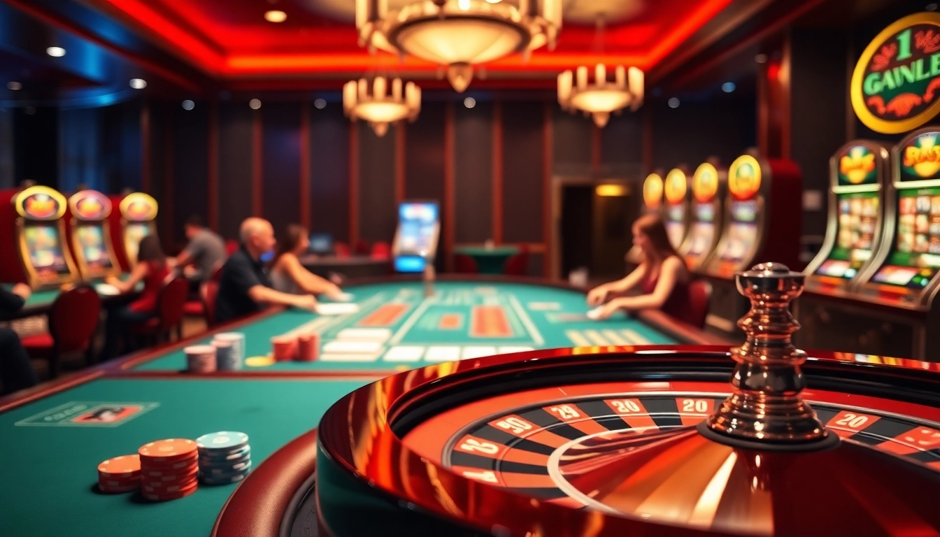 S8 casino players enjoying dynamic games at luxury tables with vibrant chips and cards.