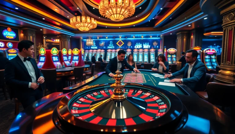 Experience thrilling gameplay at F8bet with high-stakes poker and vibrant casino ambiance.