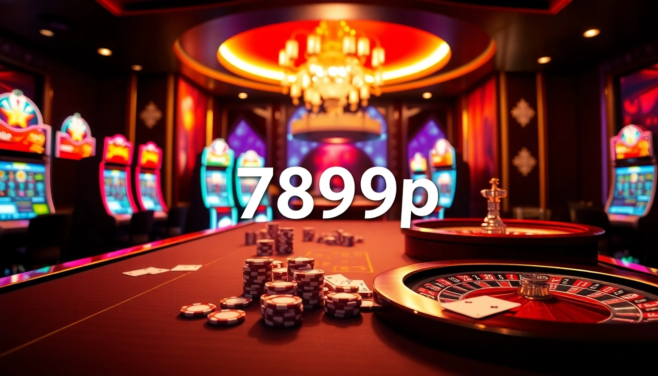 Experience high-stakes gaming at 789p, featuring exciting tables, vibrant slot machines, and luxury décor.