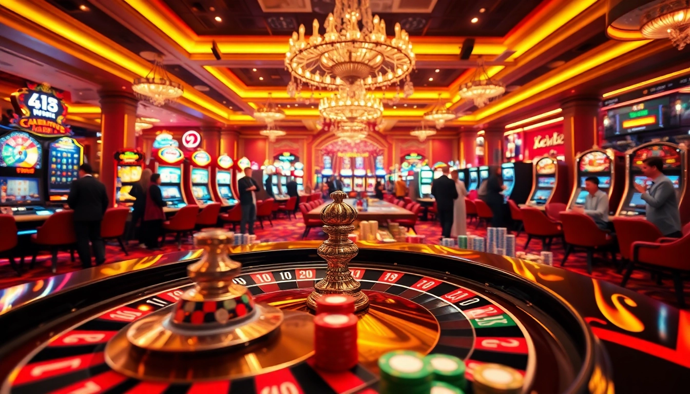Experience the thrill of high-stakes gambling at okwin's vibrant casino scene with roulette, poker, and slots.
