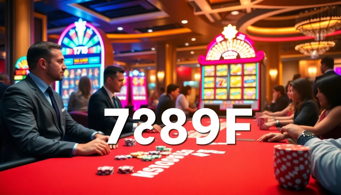 Active players enjoying their game experience at the 789F casino table, showcasing excitement and camaraderie.
